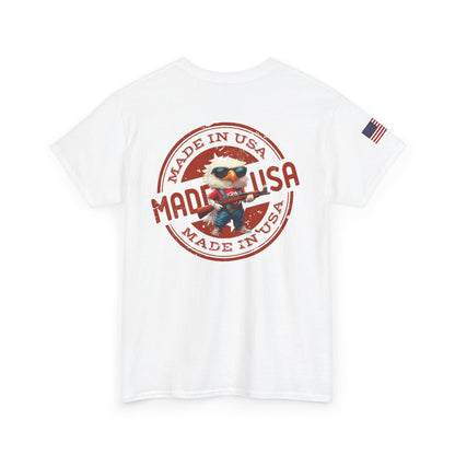 Lock loaded and patriotic, Unisex Heavy Cotton Tee