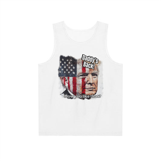 Trump print, daddy’s back, how you like that? Men's Tank (AOP)