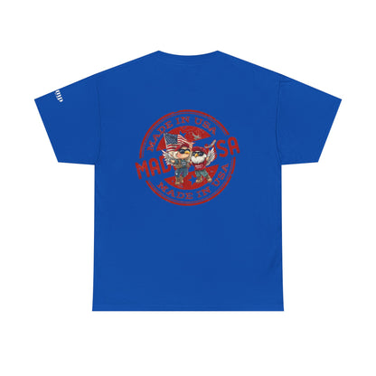 Patriotic cartoon, Don’t blame me printUnisex Heavy Cotton Tee