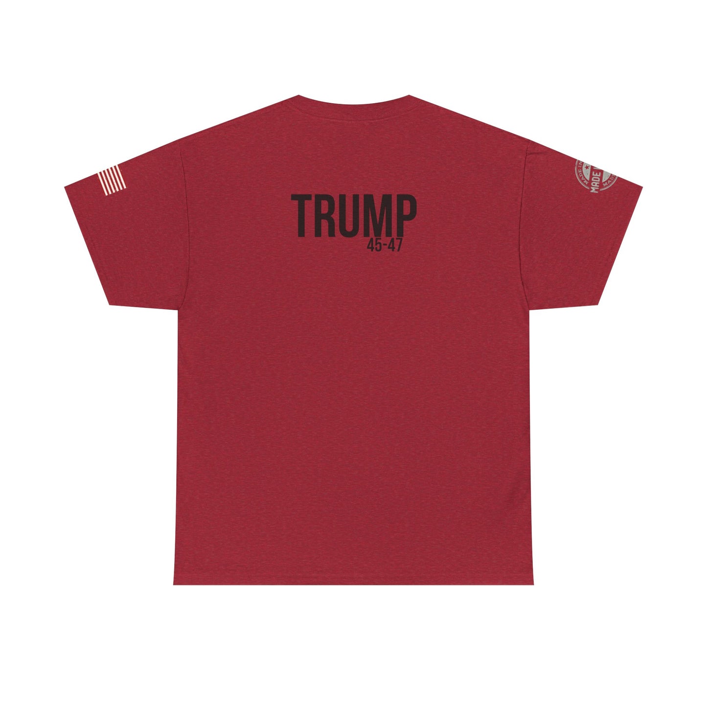 Comical Political Tee - 'I'm Back!' Trump 45-47 Unisex Heavy Cotton Tee