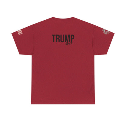 Comical Political Tee - 'I'm Back!' Trump 45-47 Unisex Heavy Cotton Tee