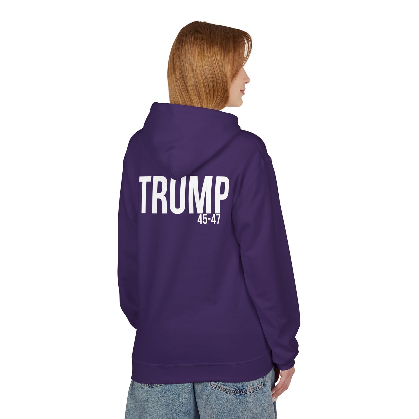 Make playgrounds safe again, trump print, Unisex Midweight Softstyle Fleece Hoodie