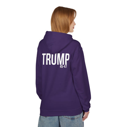Make playgrounds safe again, trump print, Unisex Midweight Softstyle Fleece Hoodie