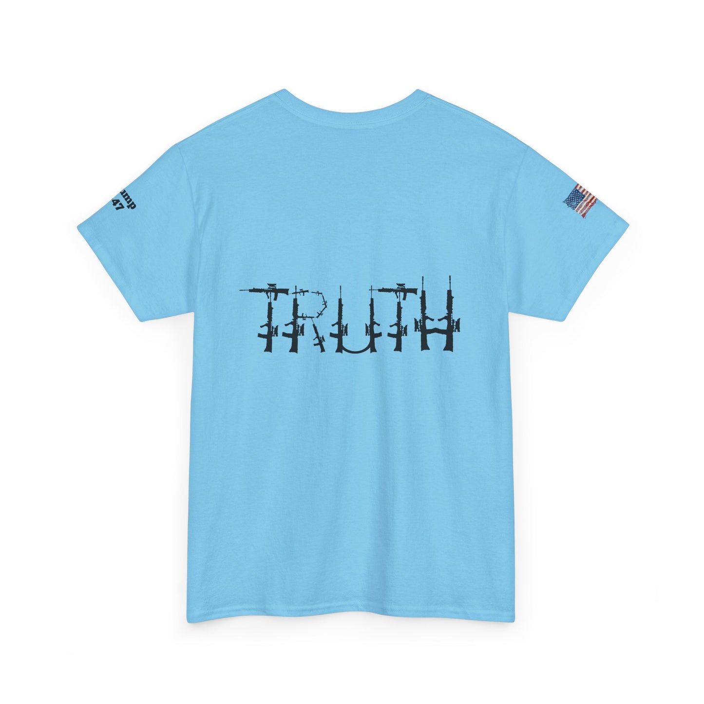 Conspiracy no more chem trails or real Unisex Heavy Cotton Tee