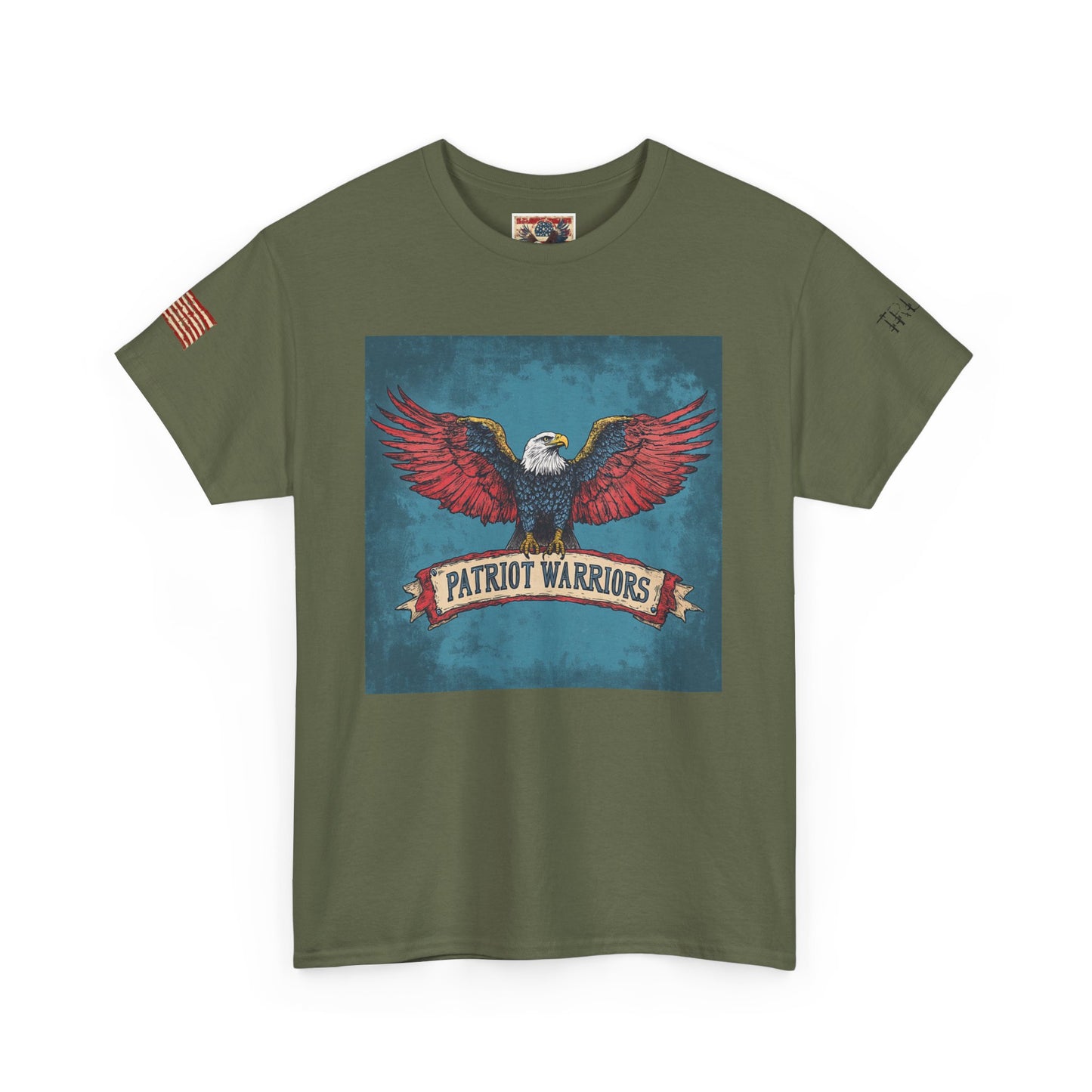 Patriot Warriors, print , Unisex Heavy Cotton Tee