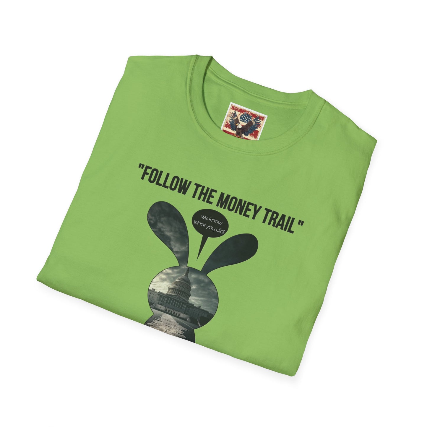 Sub113- Follow the Money Trail Unisex Softstyle T-Shirt | Vintage-Inspired USA Design