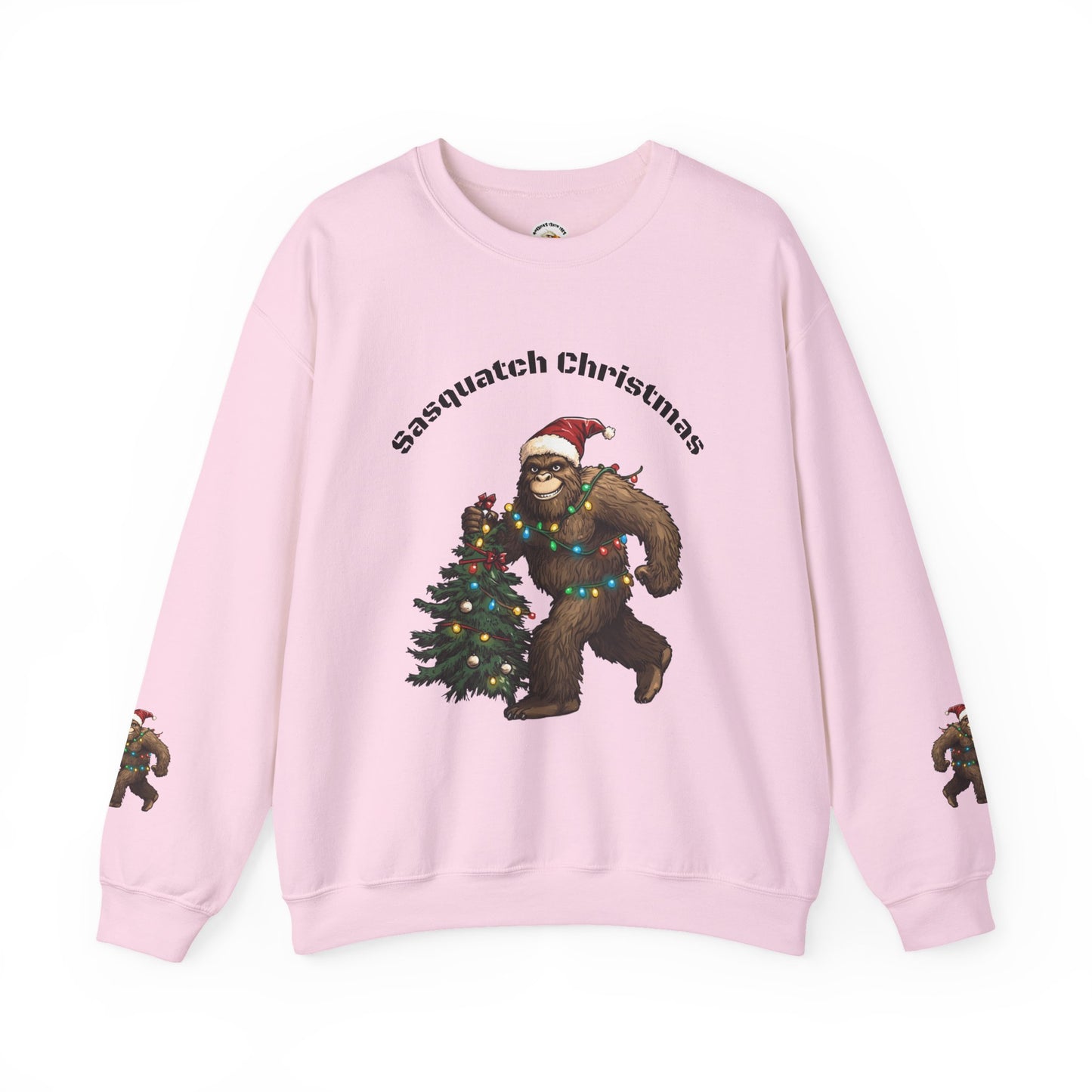Sasquatch Christmas Crewneck Sweatshirt