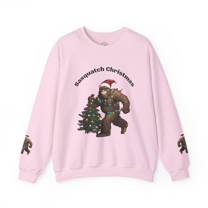 Sasquatch Christmas Crewneck Sweatshirt