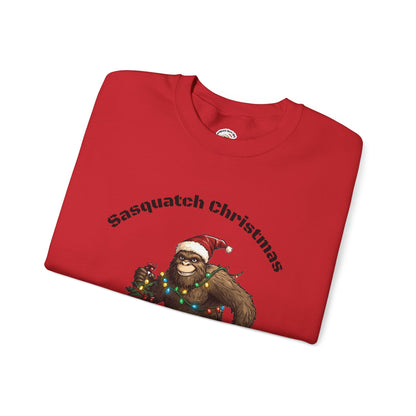 Sasquatch Christmas Crewneck Sweatshirt