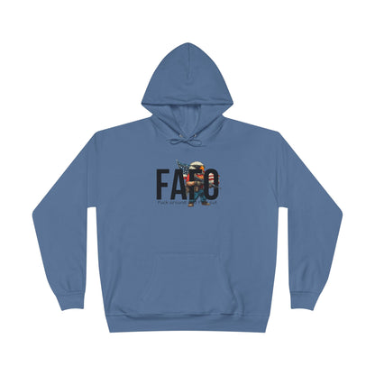 FAFO Trump print, Unisex EcoSmart® Pullover Hoodie Sweatshirt