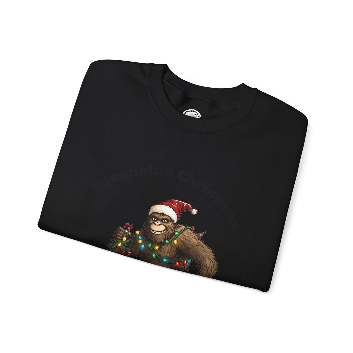 Sasquatch Christmas Crewneck Sweatshirt
