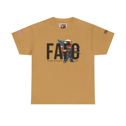 Patriotic FAFO trump print, Unisex Heavy Cotton Tee