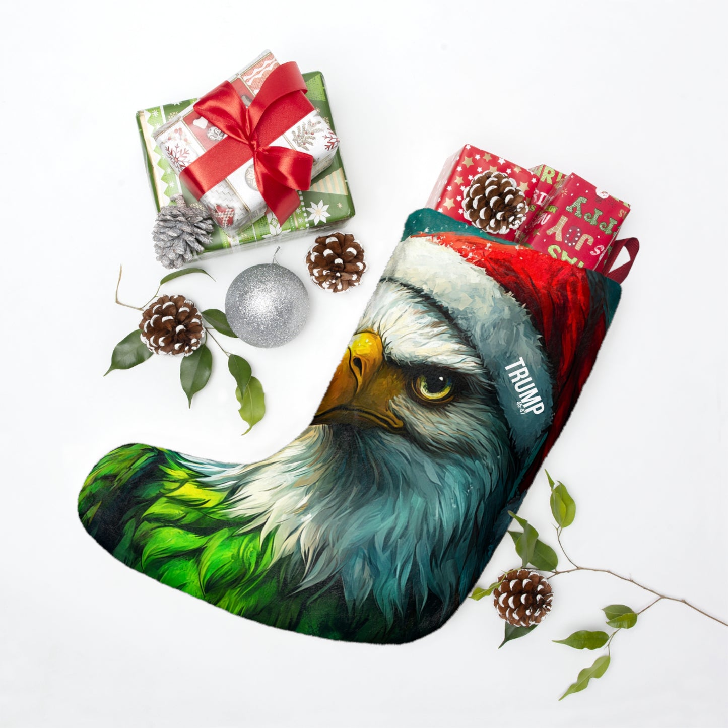 Eagle Trump Christmas Stockings