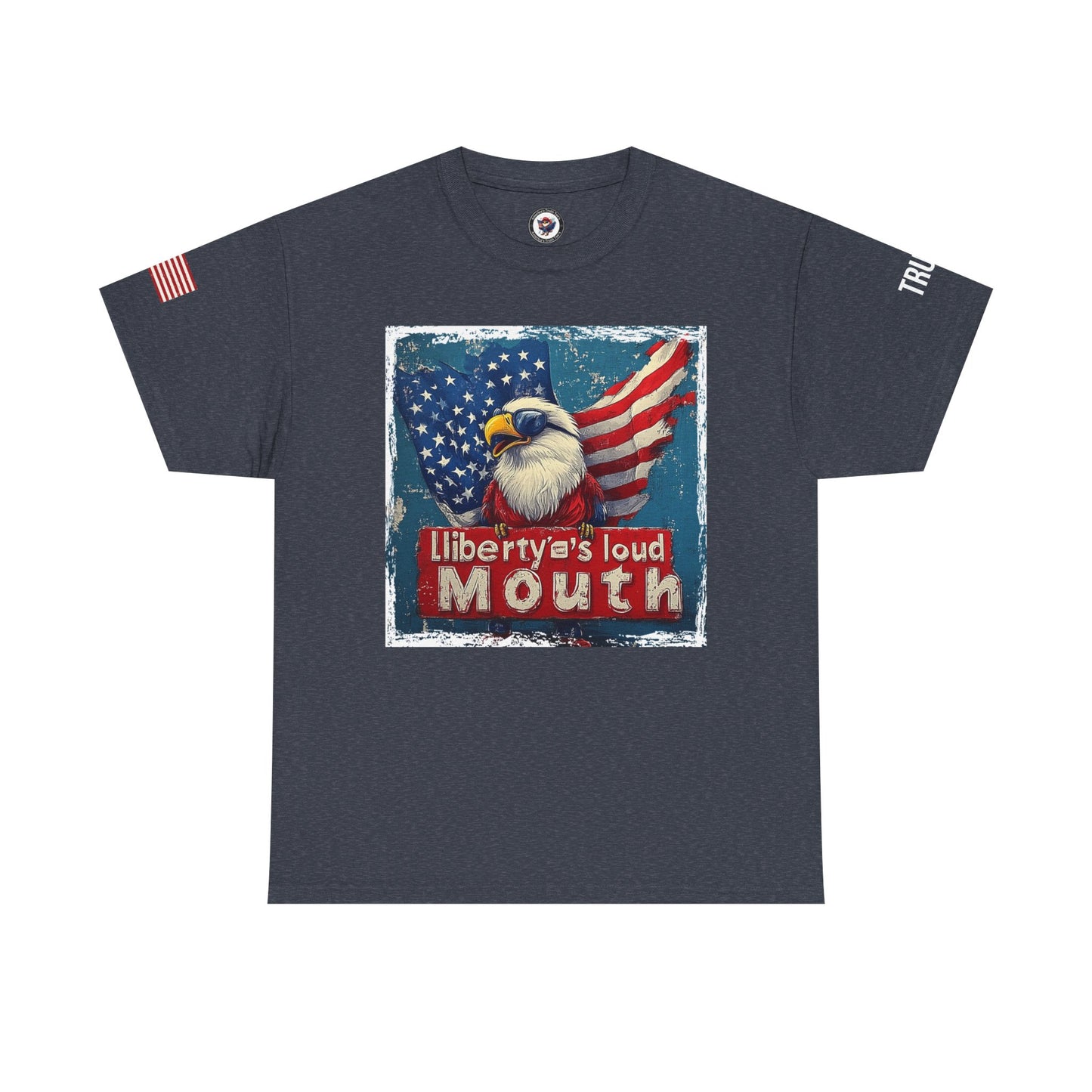 Libeerty’s loud mouth trump print, Unisex Heavy Cotton Tee