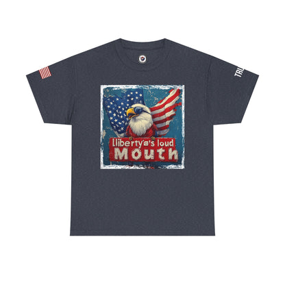 Libeerty’s loud mouth trump print, Unisex Heavy Cotton Tee