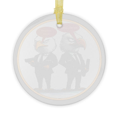 Trump 45-47 Glass Ornaments