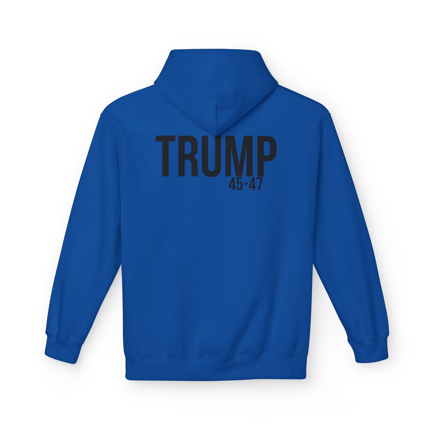 Red white and BA, trump printUnisex Midweight Softstyle Fleece Hoodie