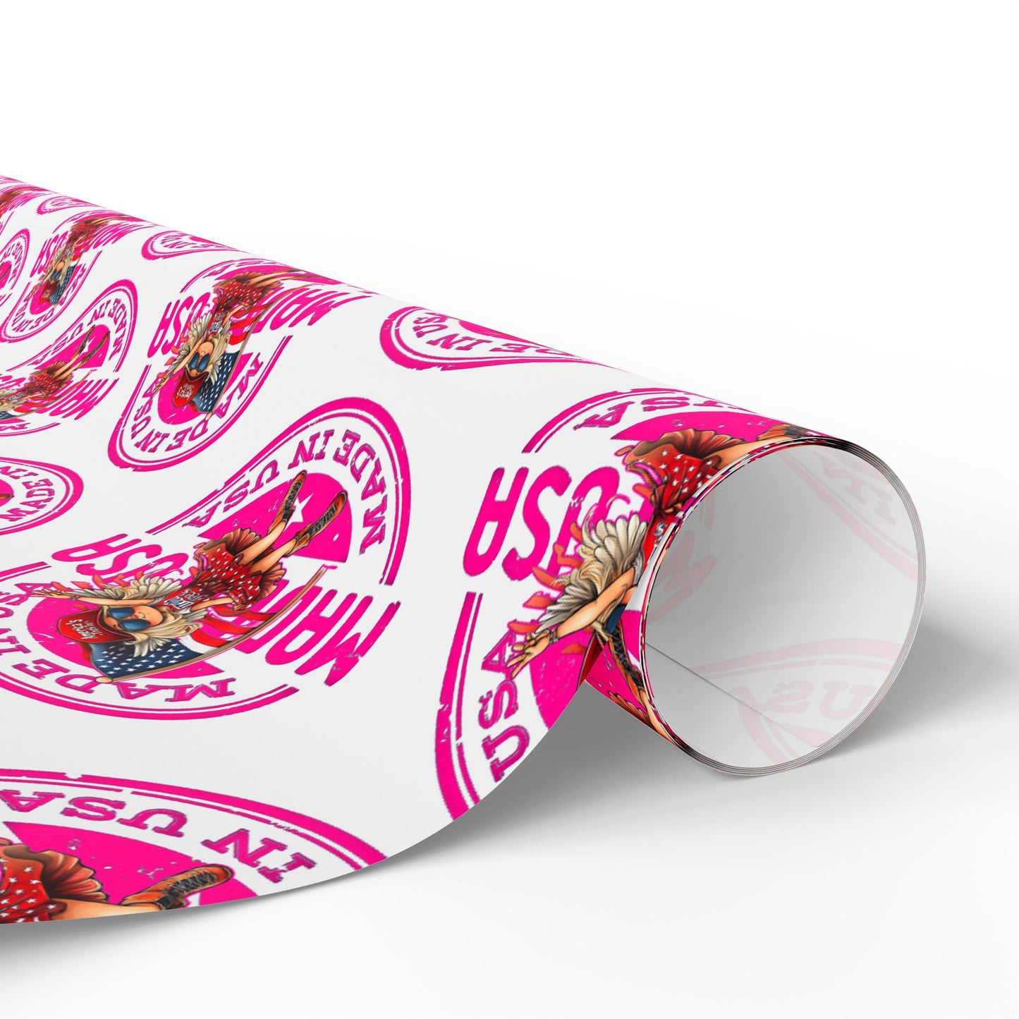 Made in USA Girl Wrapping Papers