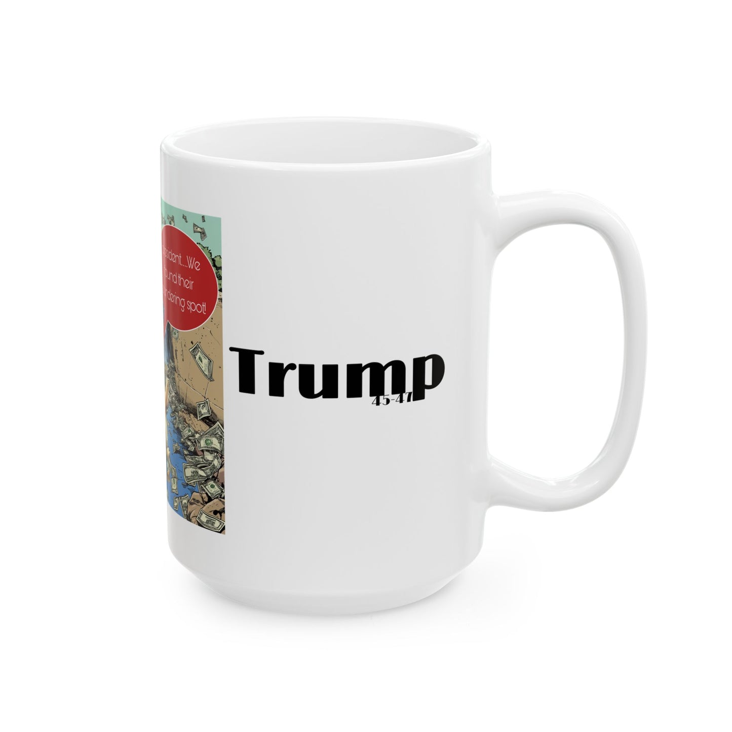 Dodge cartoon print Ceramic Mug, (11oz, 15oz)