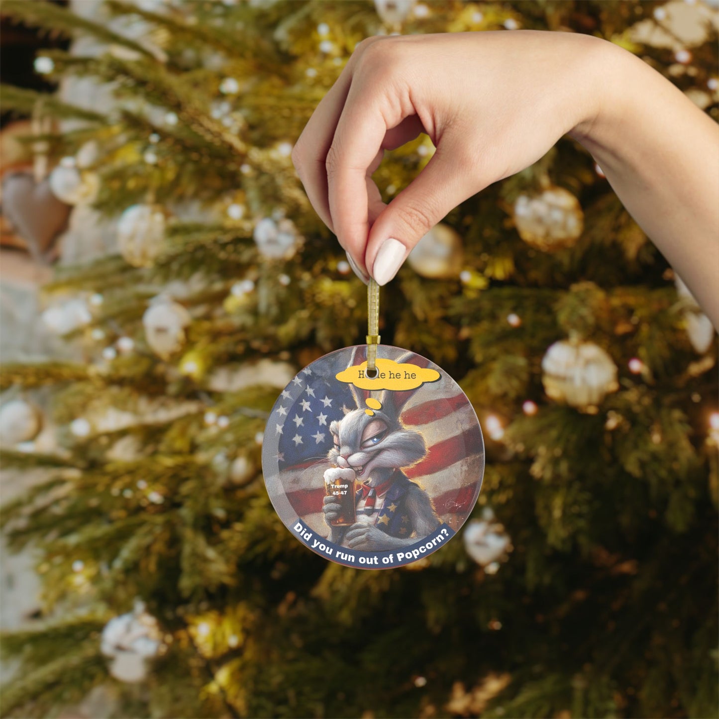 Trump Christmas, Glass Ornaments