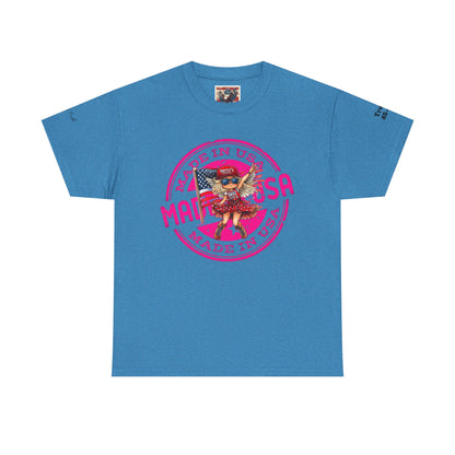 Made in the USA women’s patriotic print, Unisex Heavy Cotton Tee