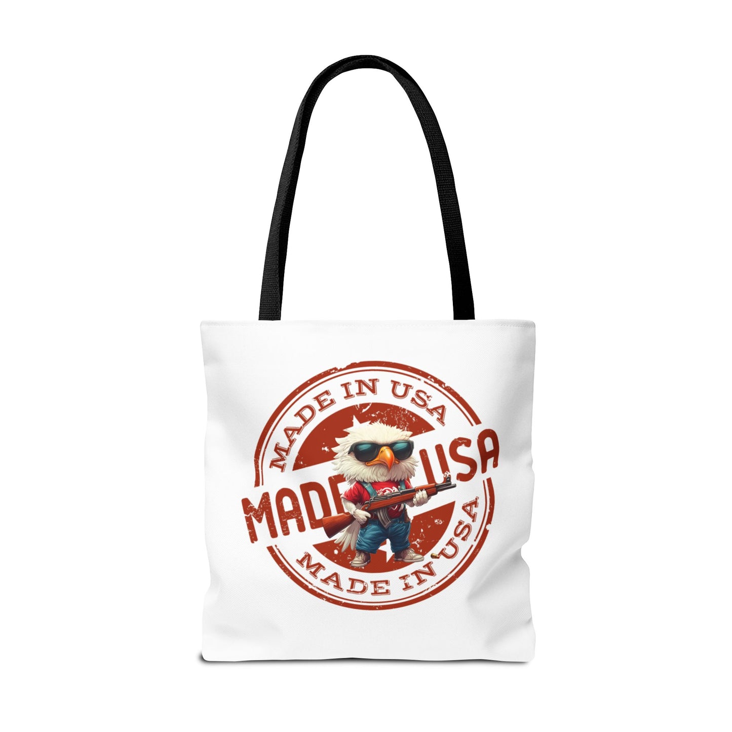 Patriotic trump, daddy’s back, how you like that print, Tote Bag (AOP)