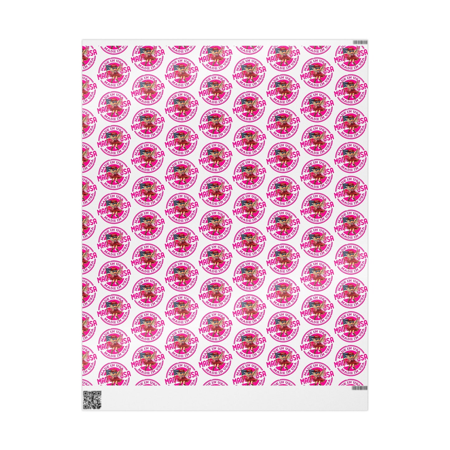 Made in USA Girl Wrapping Papers