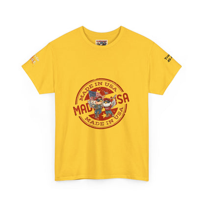 Patriotic made in USA prints, Unisex Heavy Cotton Tee