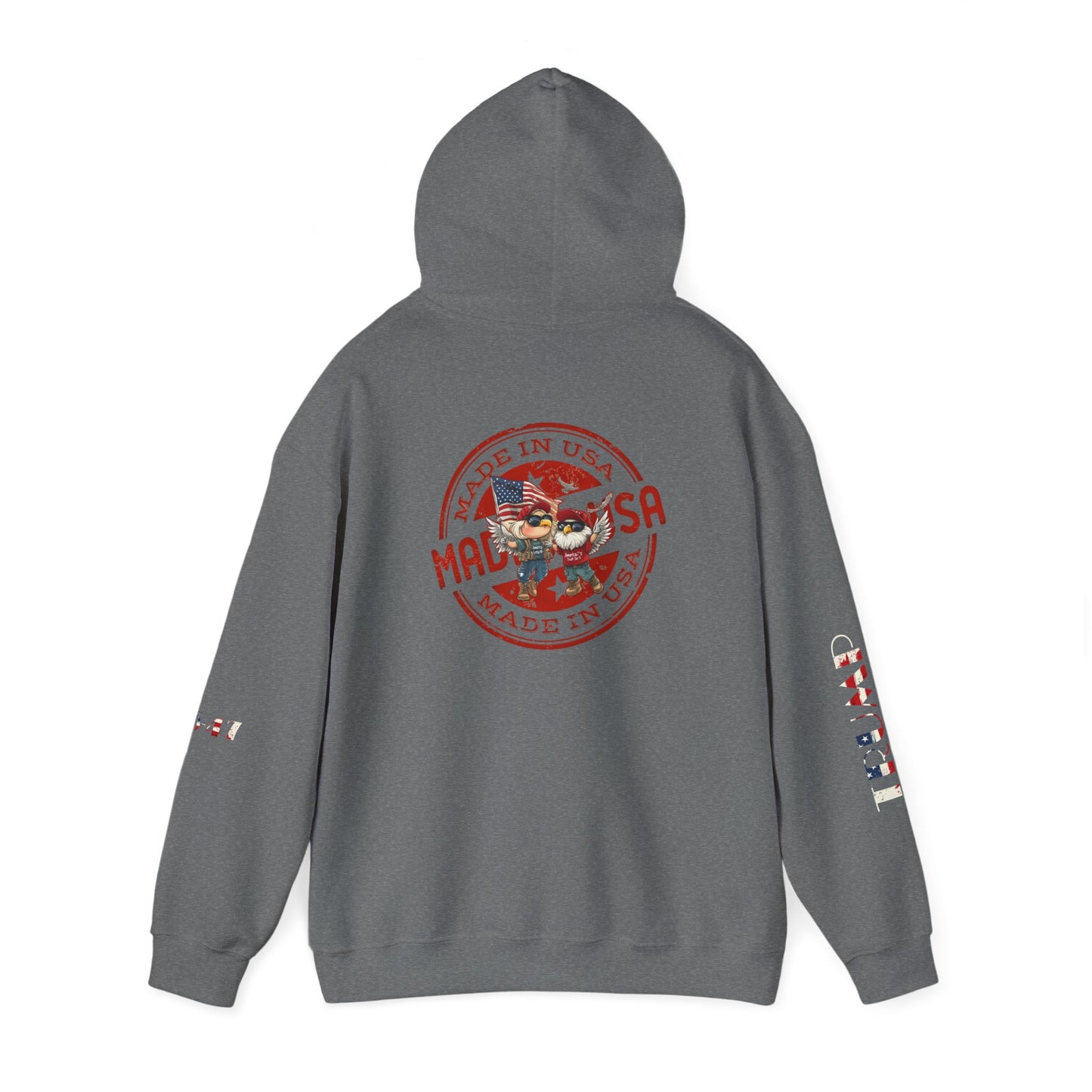 Maga American patriot print, Unisex Heavy Blend™ Hooded Sweatshirt