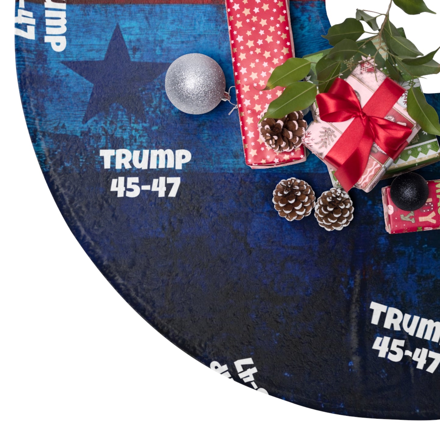 Trump Christmas Tree Skirts