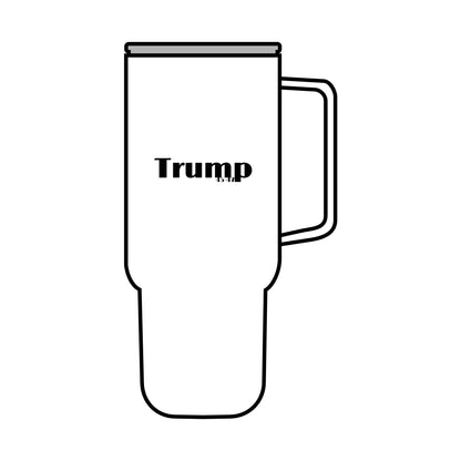 Freedom Warrior print ,Insulated Tumbler with Lid, 40oz (Engraving)