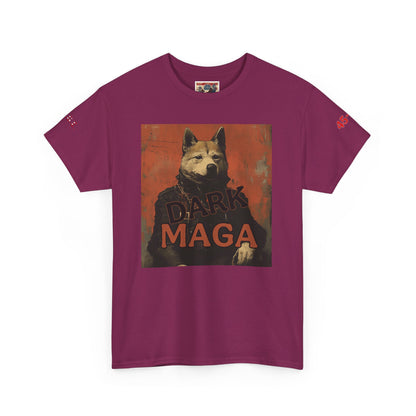 Dark MAGA  with made in USA print Unisex Heavy Cotton Tee