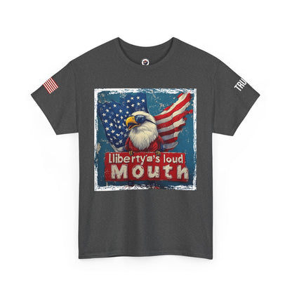 Libeerty’s loud mouth trump print, Unisex Heavy Cotton Tee