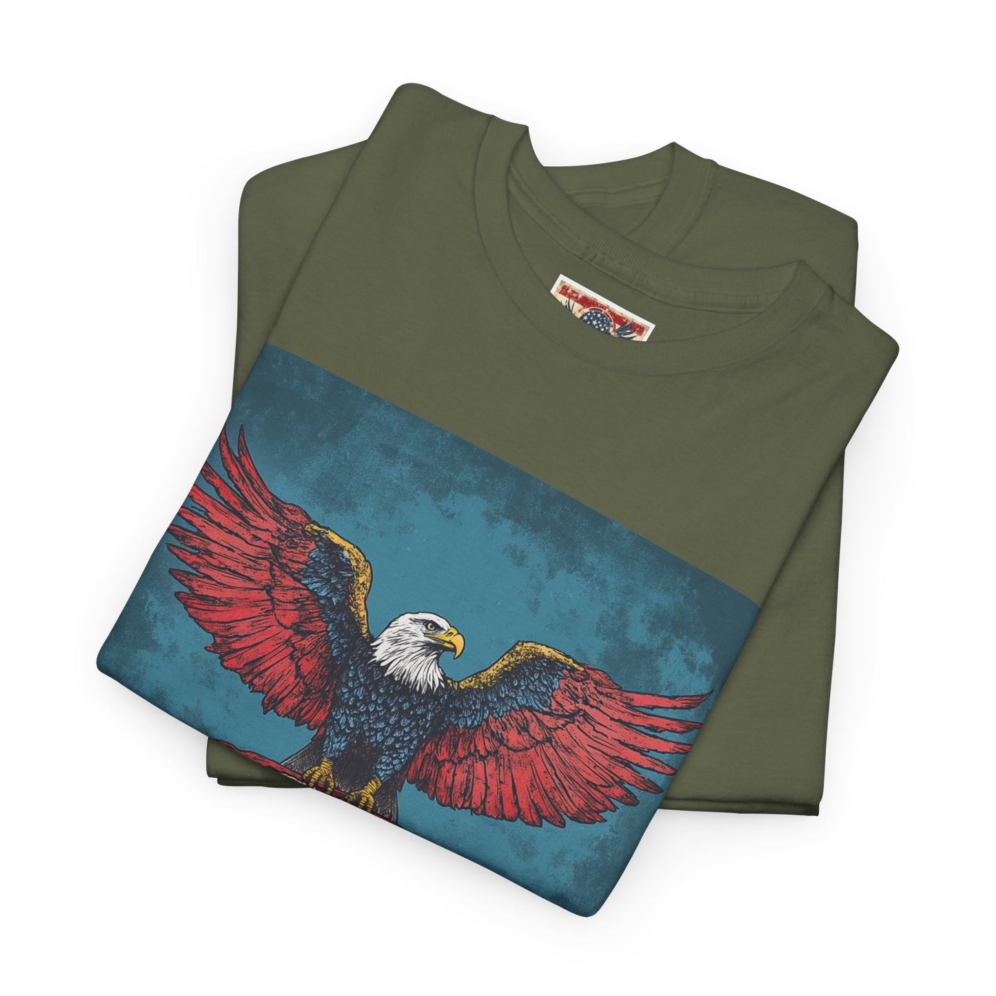 Patriot Warriors, print , Unisex Heavy Cotton Tee