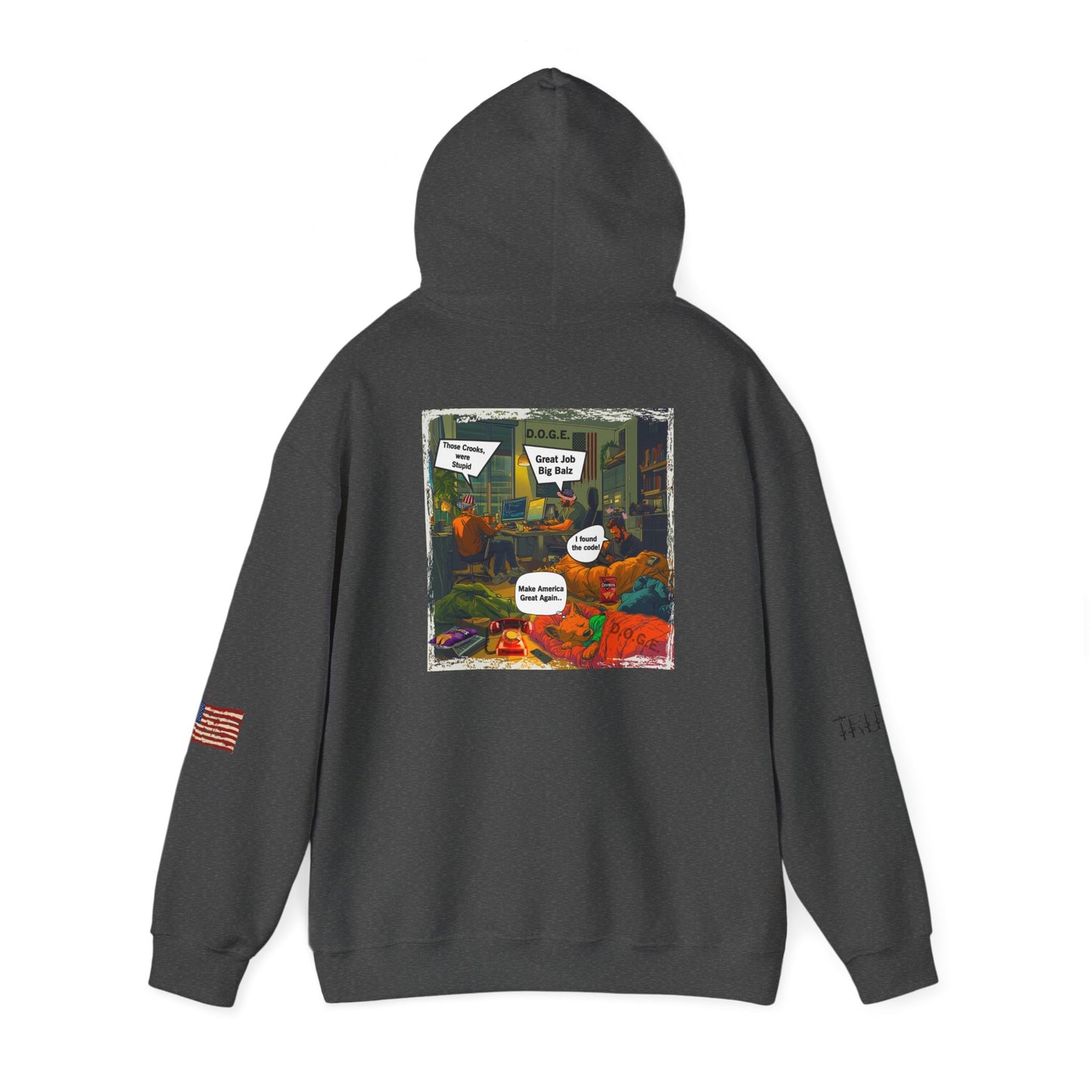 D.o.g.e  Print Hoodie Sweatshirt