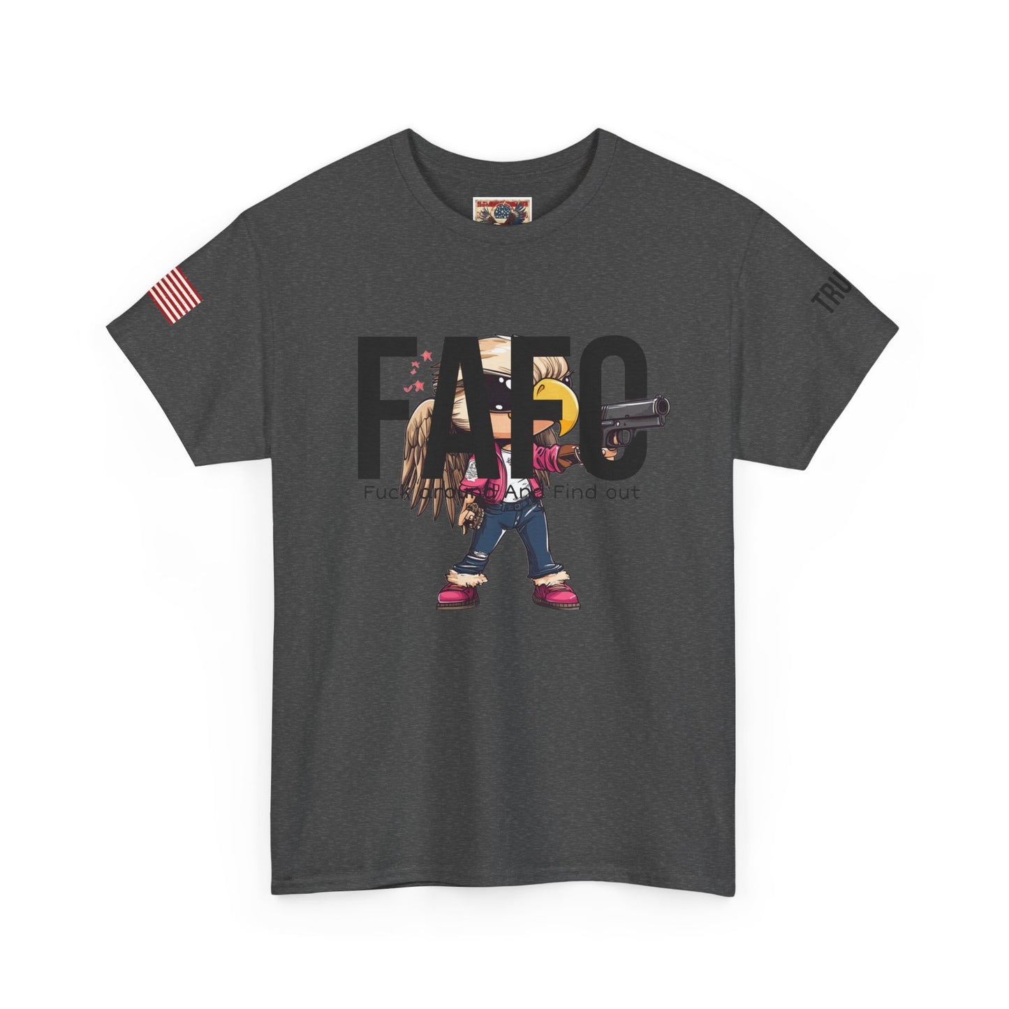 Patriotic FAFO trump print Unisex Heavy Cotton Tee