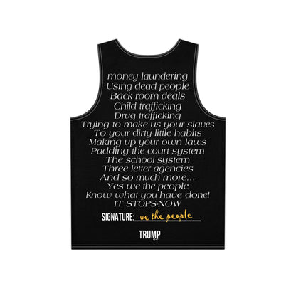 Patriotic, we know what you did Trump print ,Men's Tank (AOP)