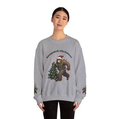 Sasquatch Christmas Crewneck Sweatshirt
