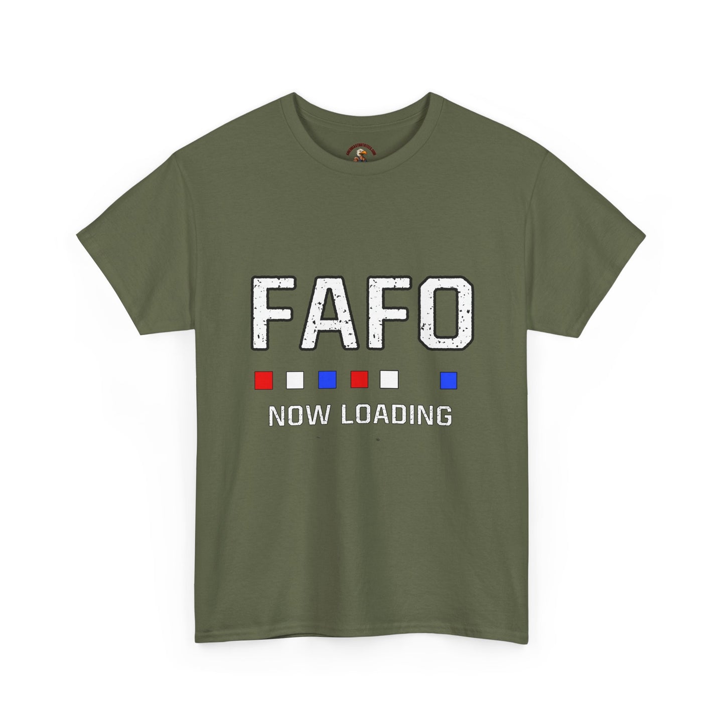 FAFO Now Loading Unisex Cotton Tee, Casual Tee, Graphic T-Shirt, Funny Shirt for Friends, Gift for Humor Lovers