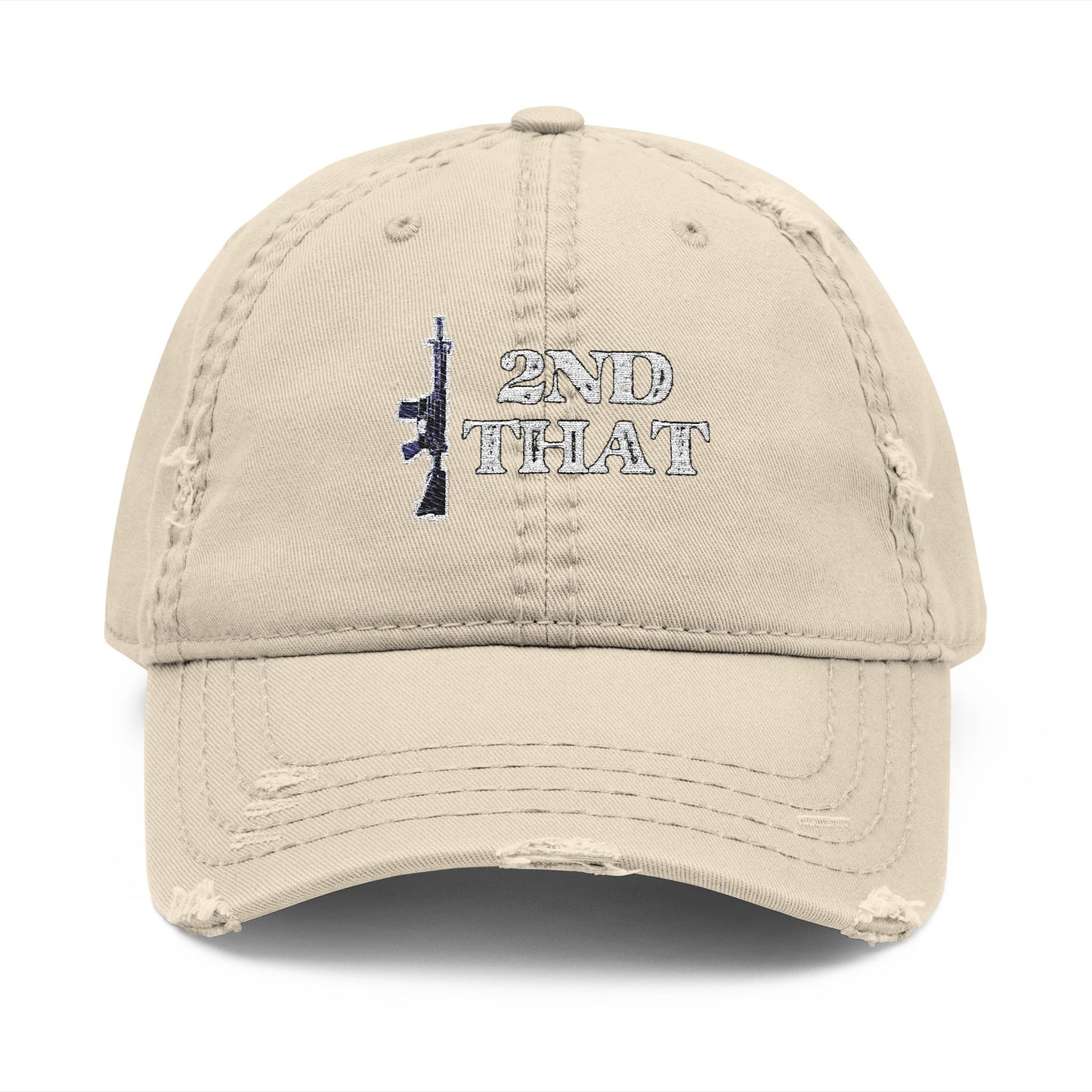 I second that, Distressed Dad Hat (Embroidery)