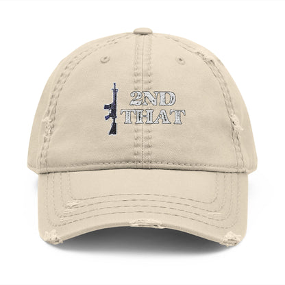 I second that, Distressed Dad Hat (Embroidery)