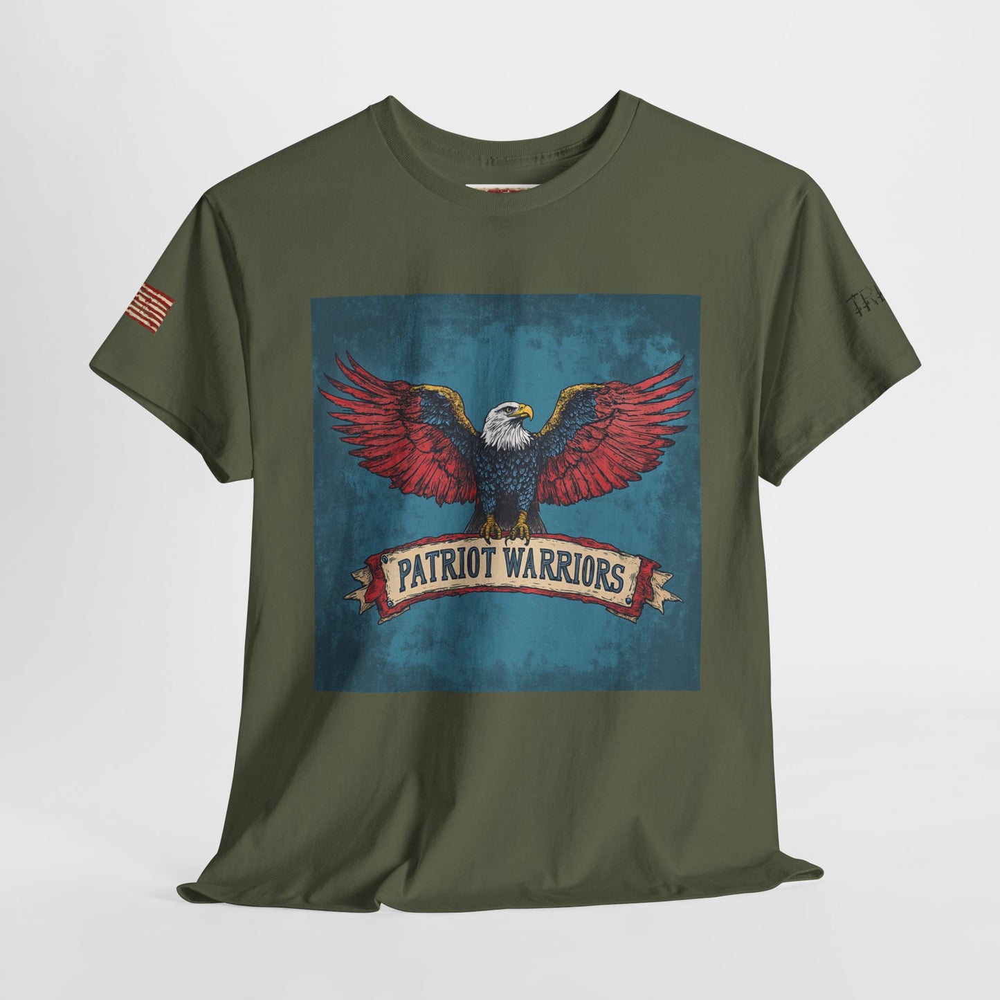 Patriot Warriors, print , Unisex Heavy Cotton Tee