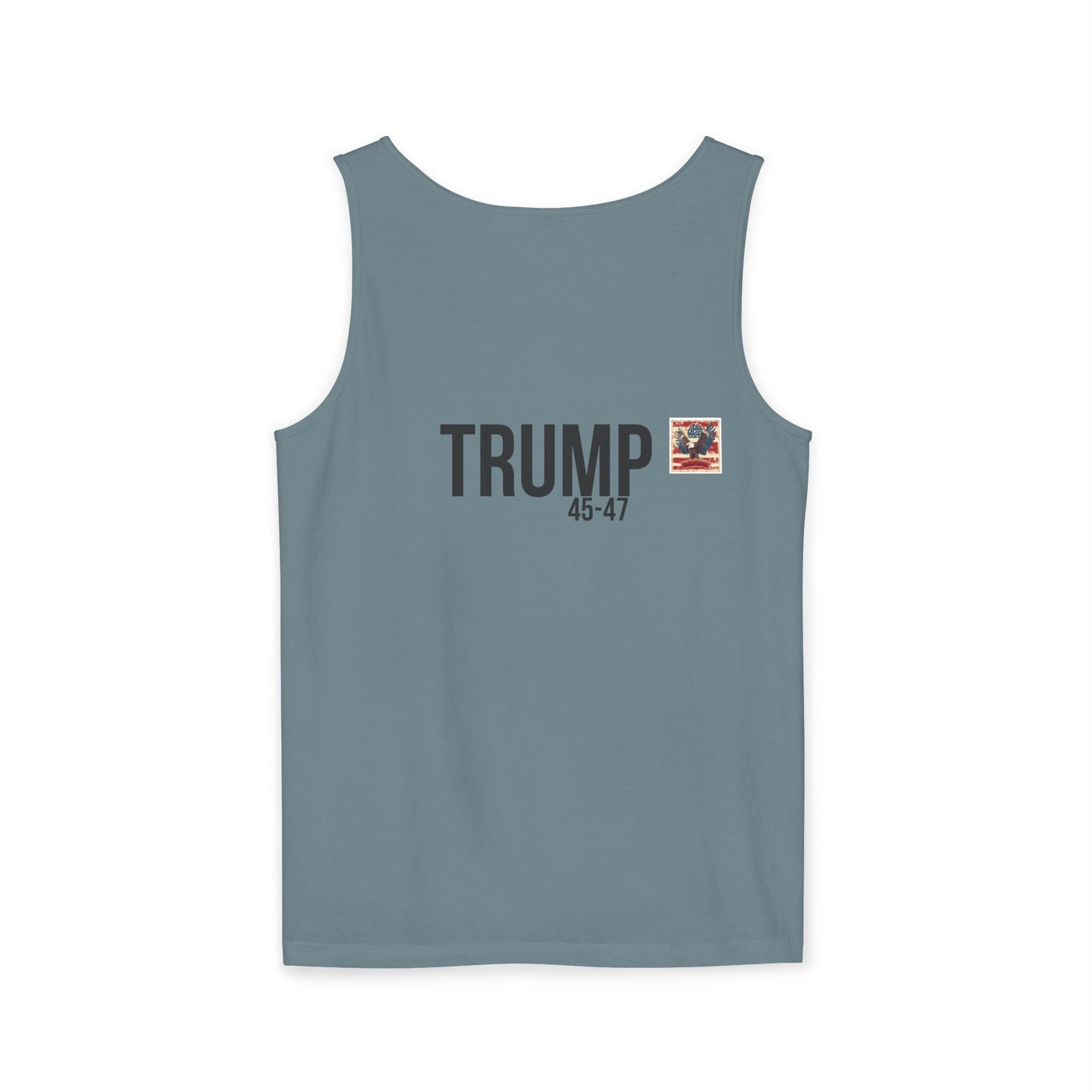 Doge trump cartoon print, Unisex Garment-Dyed Tank Top