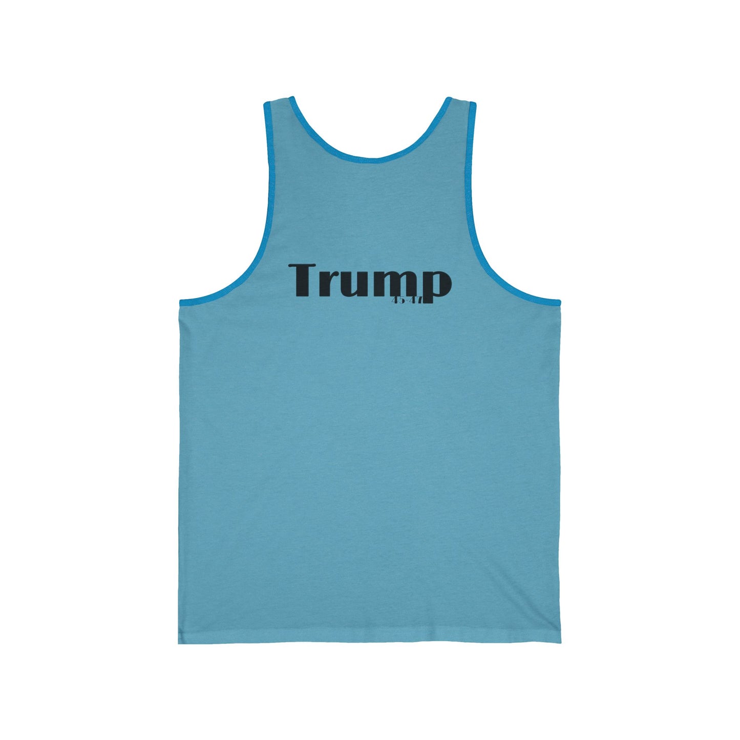 Political cartoon print Unisex Jersey Tank