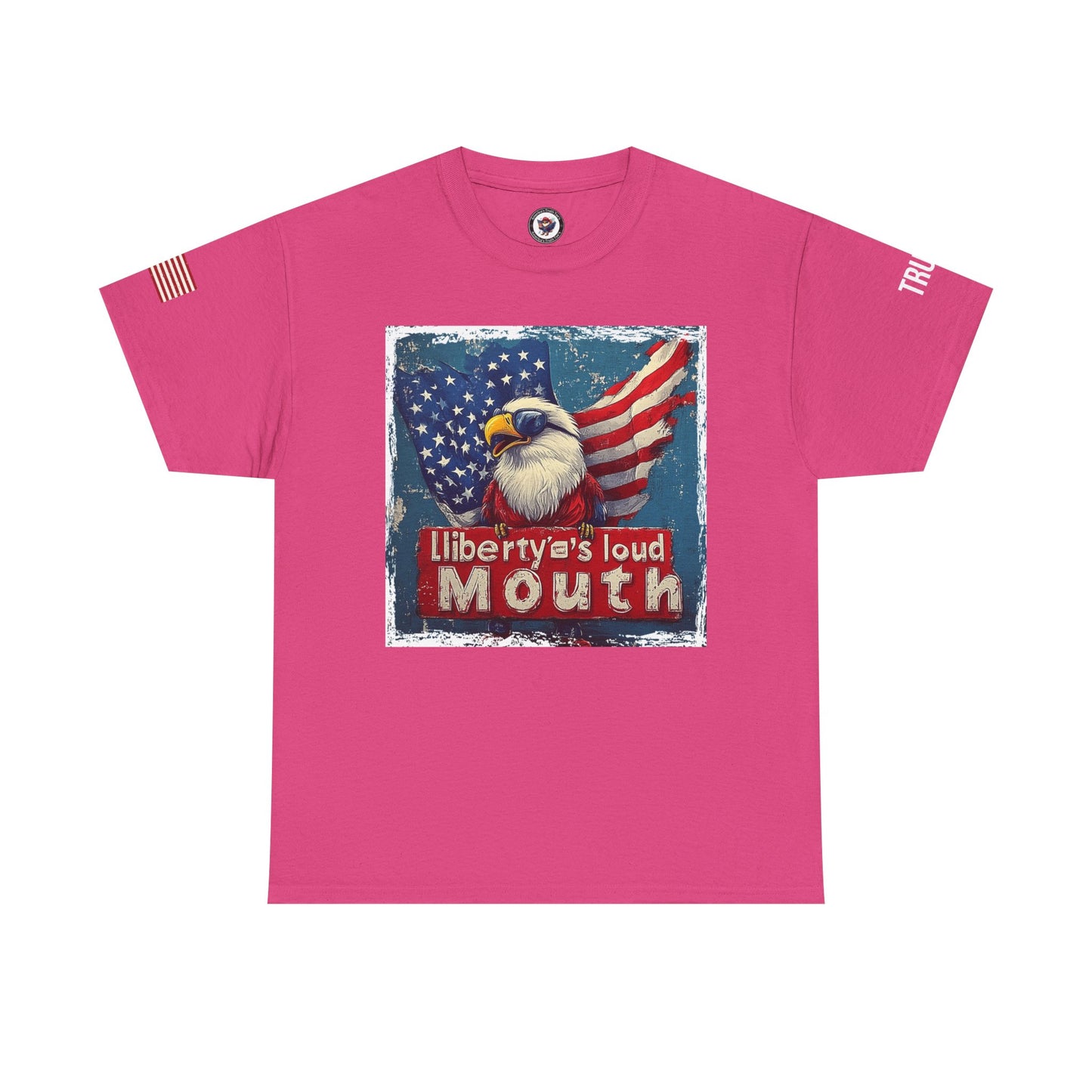 Libeerty’s loud mouth trump print, Unisex Heavy Cotton Tee