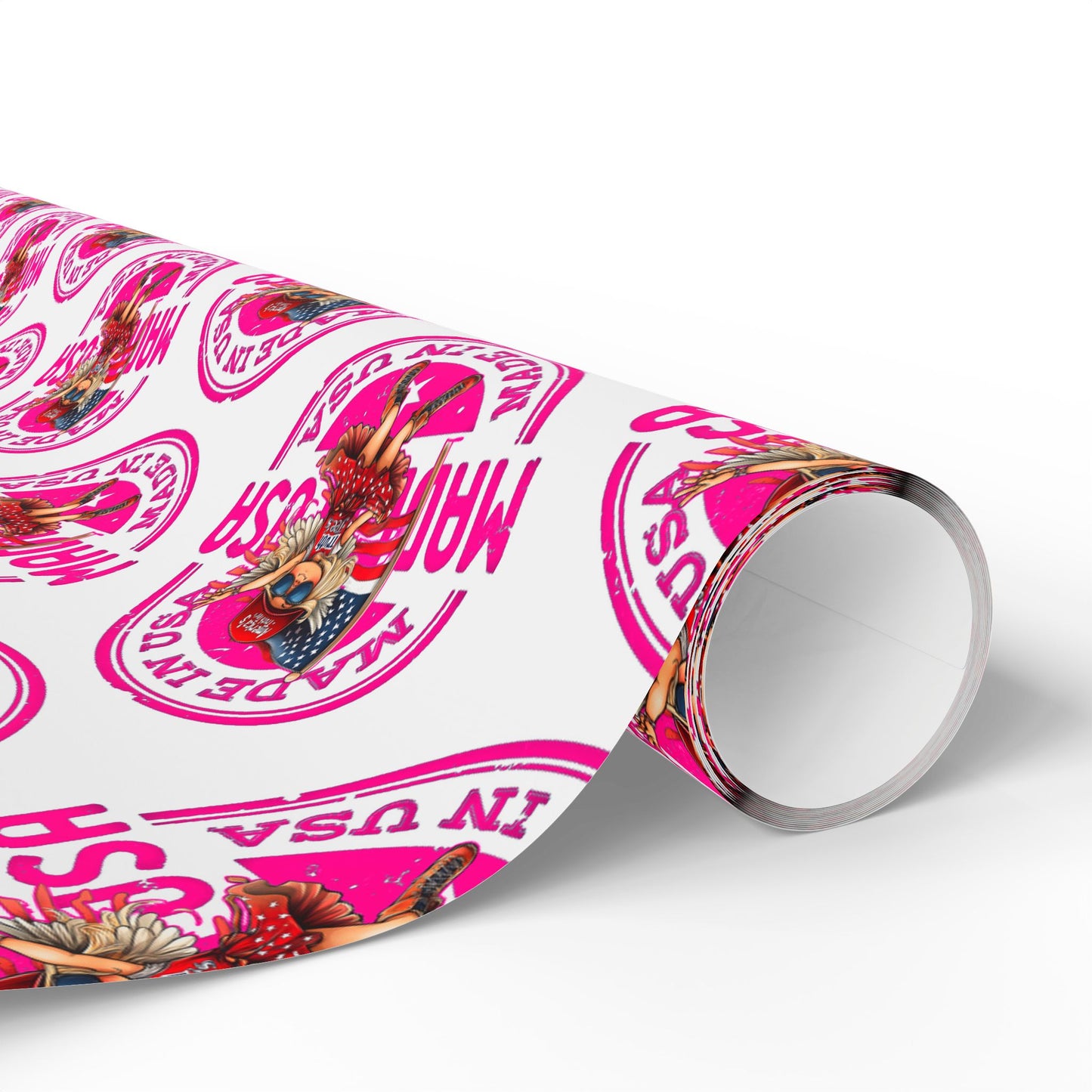 Made in USA Girl Wrapping Papers