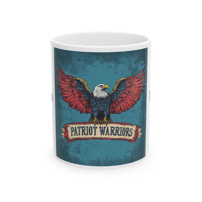 Freedom Warriors, print ,Ceramic Mug, (11oz, 15oz)