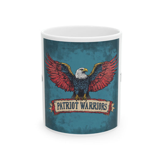 Freedom Warriors, print ,Ceramic Mug, (11oz, 15oz)