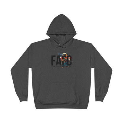 FAFO Trump print, Unisex EcoSmart® Pullover Hoodie Sweatshirt