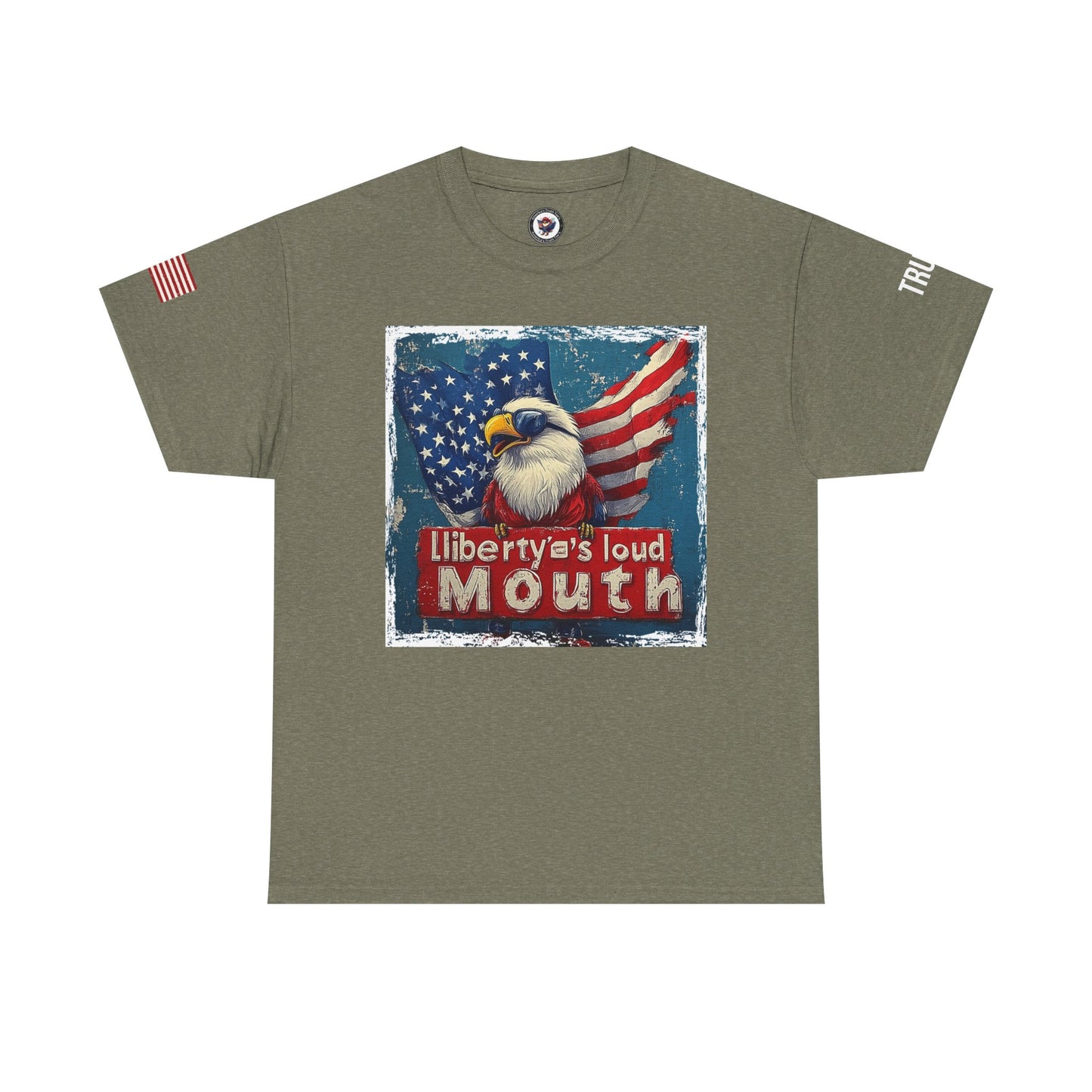 Libeerty’s loud mouth trump print, Unisex Heavy Cotton Tee